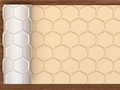 Honeycomb Hexagon Textured Roller STL File - 01 main photo deboss