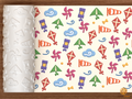 Kites Pinwheels Windy Day Textured Roller STL File
