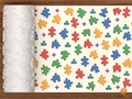 Jigsaw Puzzle Pieces Textured Roller STL File