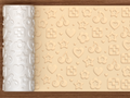 Retro Kawaii Icons Textured Roller STL File - 01 main photo deboss