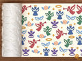 Christmas Angels Heavenly Host Textured Roller STL File