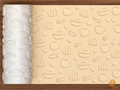 Cozy Fall Baking Textured Roller STL File - 01 main photo deboss
