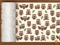 Woodland Owl Family Textured Roller STL File