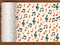 Music Notes Clefs Textured Roller STL File