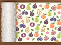 Orchard Peaches Pears Figs Textured Roller STL File