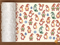 Holiday Gnome Friends Textured Roller STL File