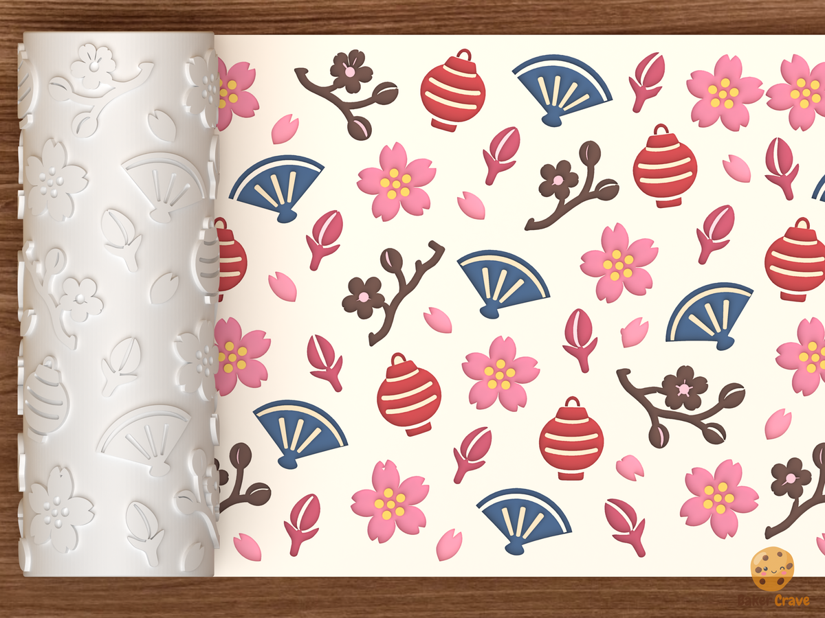 Sakura Hanami Textured Roller