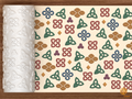 Celtic Knot Symbols Textured Roller STL File