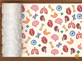 Human Anatomy Organs Textured Roller STL File