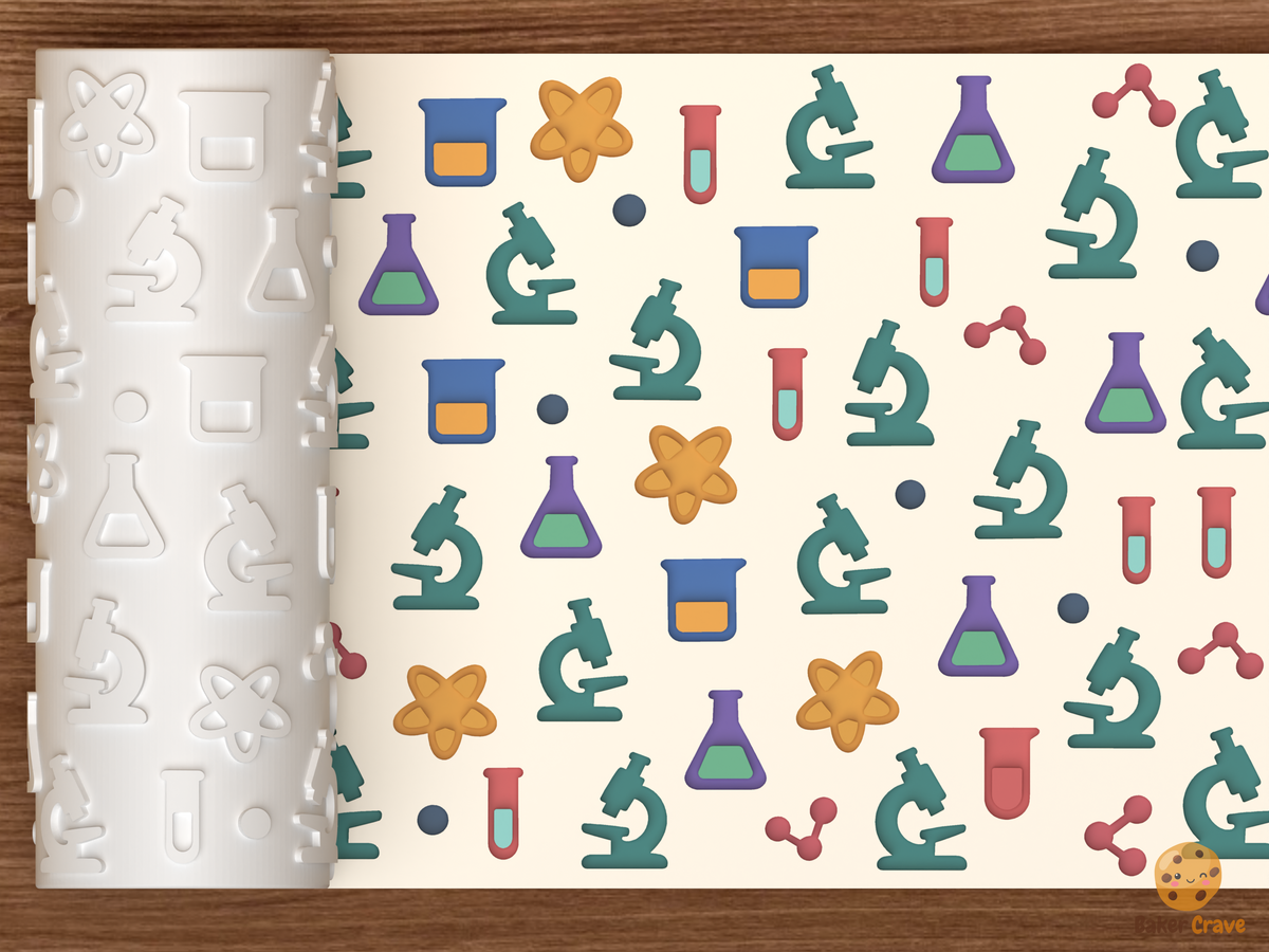 Science Laboratory Textured Roller