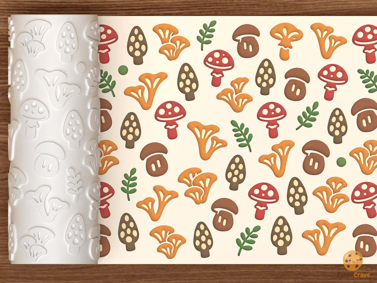 Mushroom Forager Textured Roller