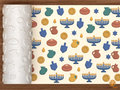 Hanukkah Celebration Textured Roller STL File