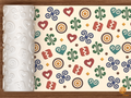 Adinkra Symbols Textured Roller STL File