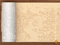 Pumpkin Patch Harvest Lane Textured Roller STL File