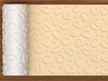 Mid Century Abstract Pebble Textured Roller STL File - 01 main photo deboss