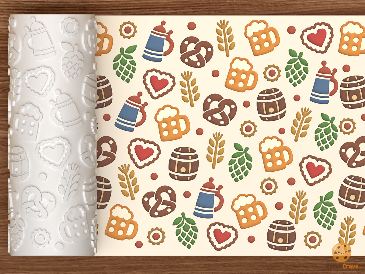 Beer Pretzel Brewhouse Textured Roller