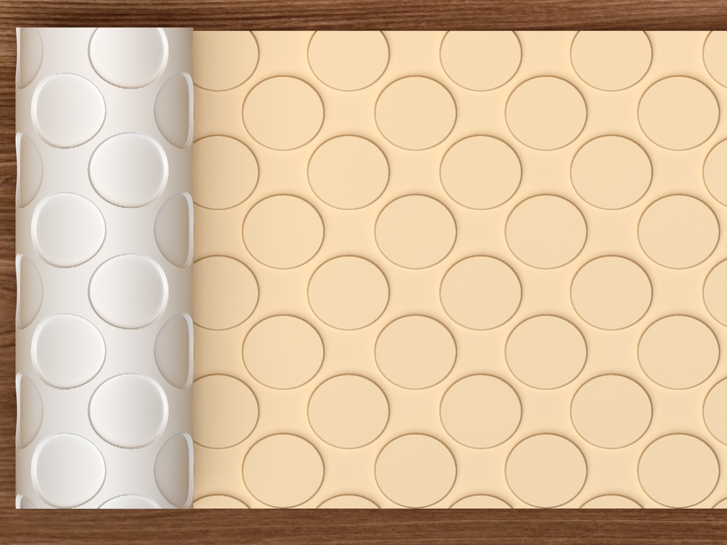 Oversized Polka Dot Textured Roller STL File - 01 main photo emboss