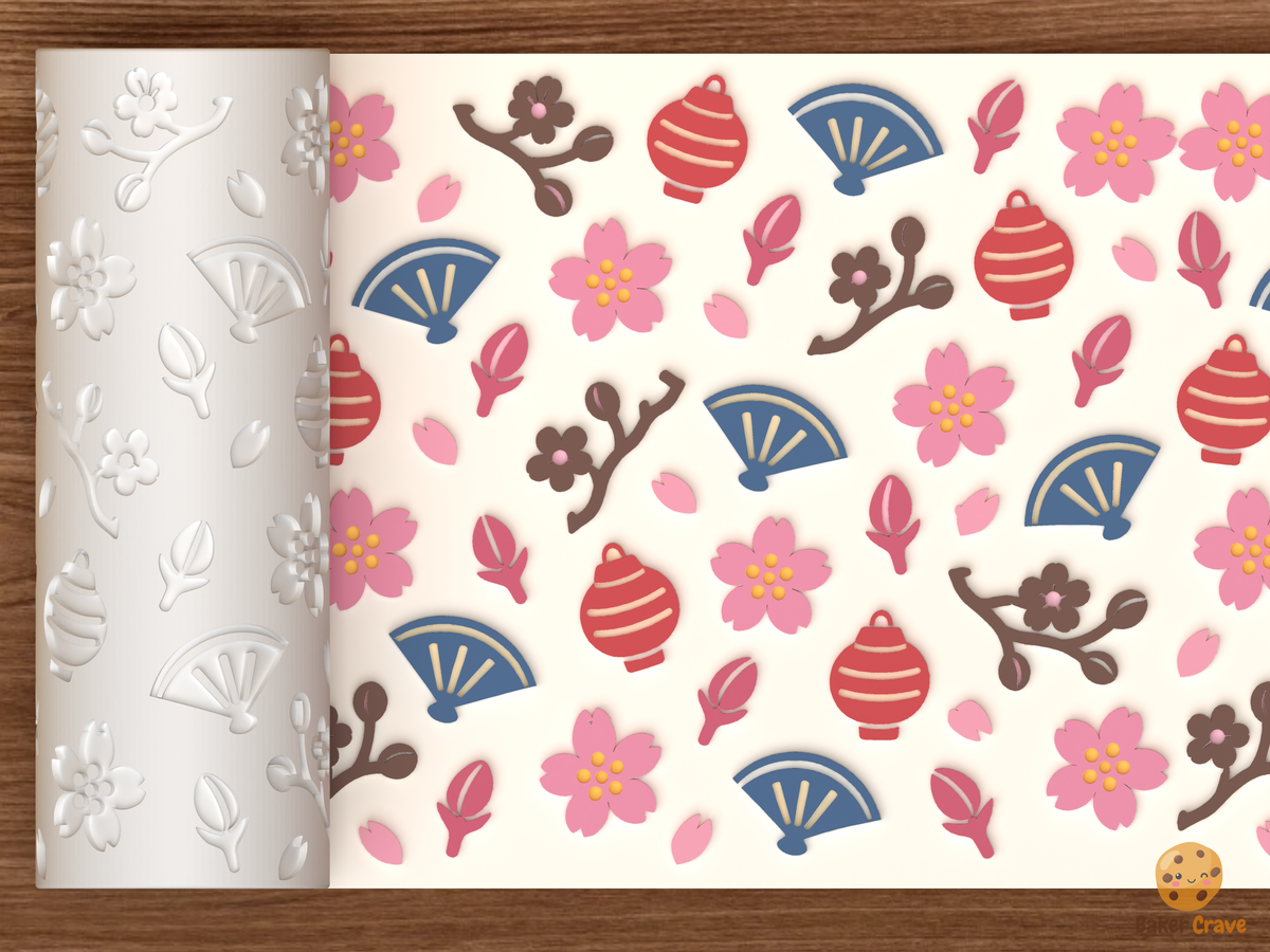Sakura Hanami Textured Roller