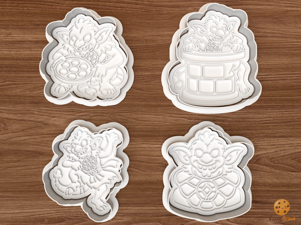Kallikantzaroi Christmas Cookie Cutter Set STL File - 01 set main