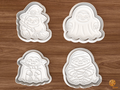 Halloween Sloth Cookie Cutter Set STL File - 01 set main