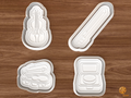 Violin Music Cookie Cutter Set STL File - 01 set main