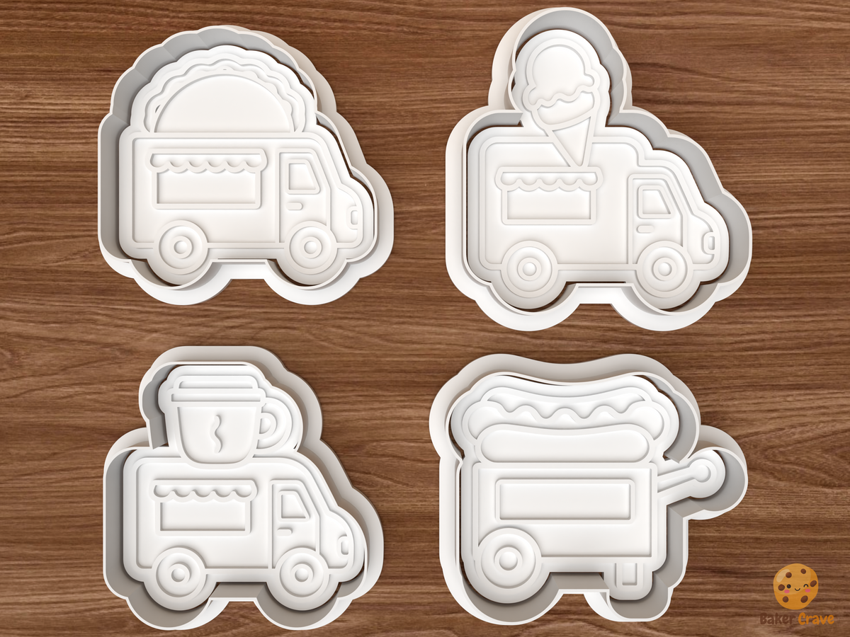 Food Truck Festival Cookie Cutter Set