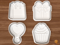 Self Gift Shopping Cookie Cutter Set STL File - 01 set main