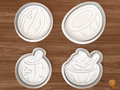 Coconut Tropical Cookie Cutter Set STL File - 01 set main