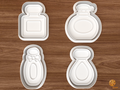 Elegant Perfume Bottles Cookie Cutter Set STL File