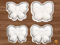 Spooky Bows Cookie Cutter Set STL File