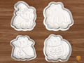 Halloween Capybara Cookie Cutter Set STL File - 01 set main