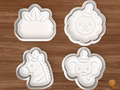 Wild One Safari First Birthday Cookie Cutter Set STL File