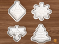 Finnish Himmeli Christmas Cookie Cutter Set STL File - 01 set main