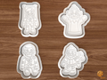 Halloween Haunted Puppet Cookie Cutter Set STL File - 01 set main