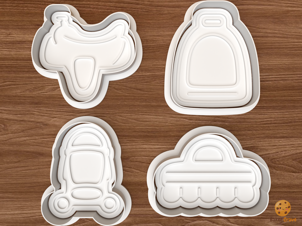 Equestrian Tack Cookie Cutter Set