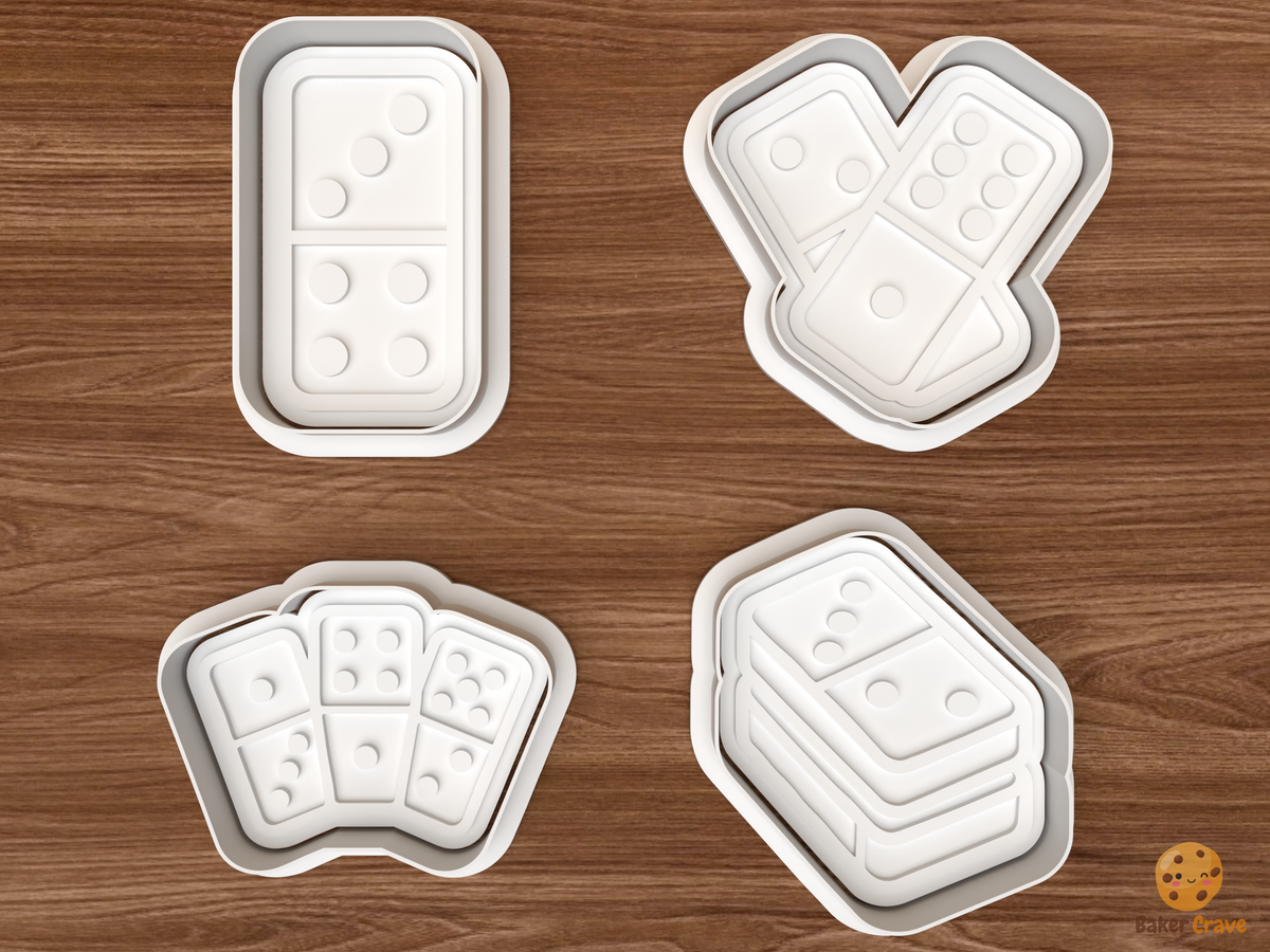 Domino Night Cookie Cutter Set
