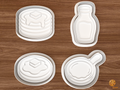 Pancake Breakfast Cookie Cutter Set STL File - 01 set main