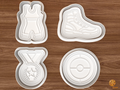 Wrestling Team Cookie Cutter Set STL File - 01 set main