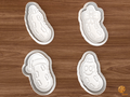 Christmas Pickle Hunt Cookie Cutter Set STL File - 01 set main