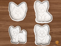 Yorkshire Terrier Dog Cookie Cutter Set STL File - 01 set main