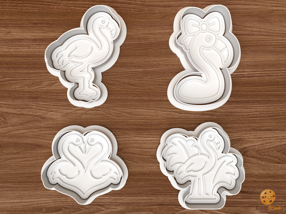 Flamingo Cookie Cutter Set