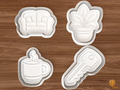 Cozy Home Cookie Cutter Set STL File - 01 set main