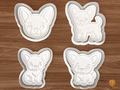 Chihuahua Dog Cookie Cutter Set STL File - 01 set main