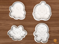 First Halloween Baby Cookie Cutter Set STL File
