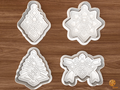 Ukrainian Pavuk Christmas Spider Cookie Cutter Set STL File - 01 set main