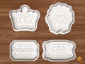 Homecoming Cookie Cutter Set STL File - 01 set main