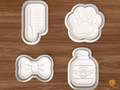Grooming Salon Cookie Cutter Set STL File - 01 set main