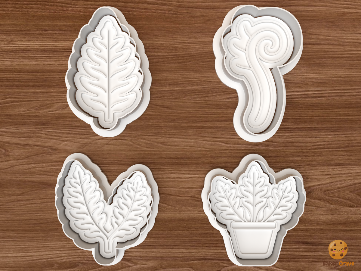 Fern Greenery Cookie Cutter Set