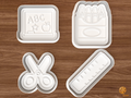 Classroom Supplies Cookie Cutter Set STL File - 01 set main