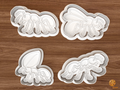 Ant Cookie Cutter Set STL File - 01 set main